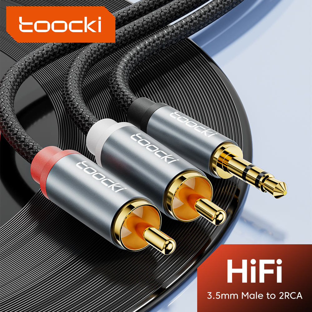 Home Cinema Choice - Toocki RCA Cable HiFi Stereo 3.5mm