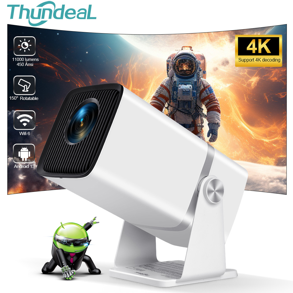 Home Cinema Complet - ThundeaL Mini HD Projector TD80W PK