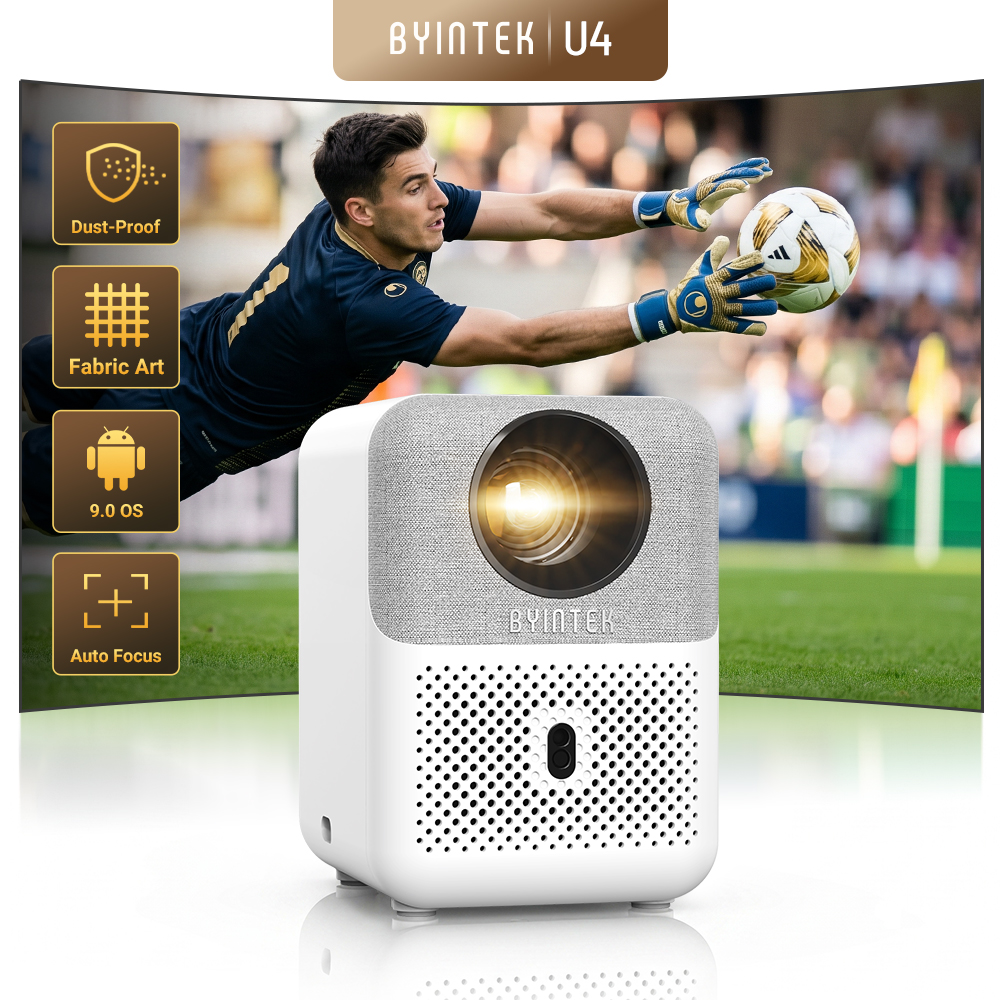 Home Cinema Complet - BYINTEK Full HD Mini Projector LOVE