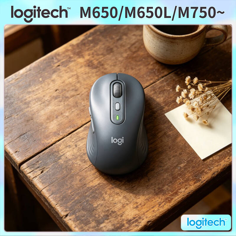 Logitech Home Cinema - Logitech M650/M650L Wireless Mouse - Ergonomic