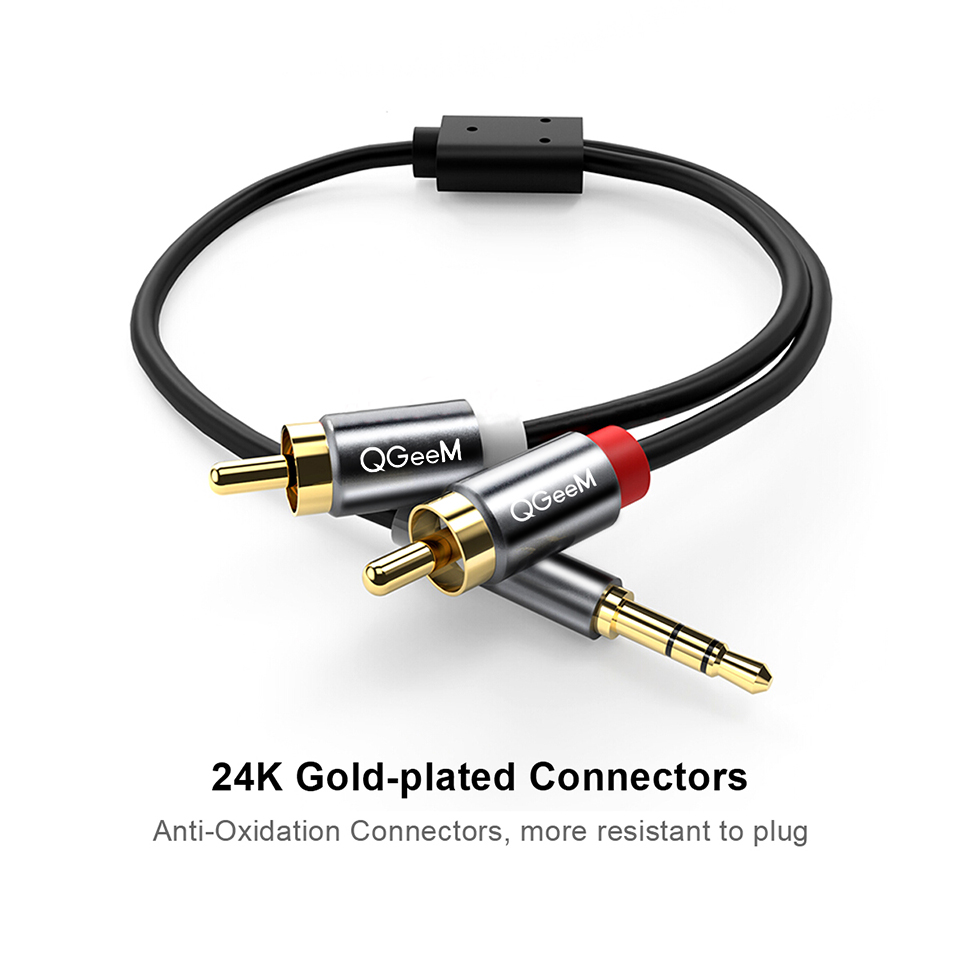 QGeeM RCA Cable 2RCA to 3.5 Au - Home Cinema Choice บทวิจารณ์และราคา