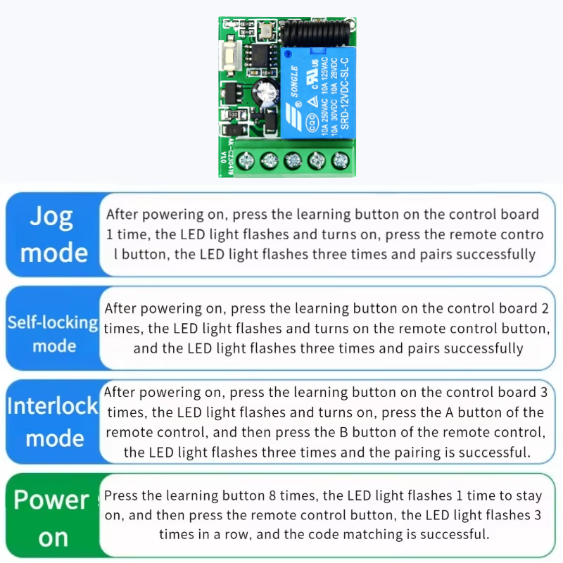 433MHz DIY Wireless Switch DC  - Home Cinema Diy บทวิจารณ์และราคา