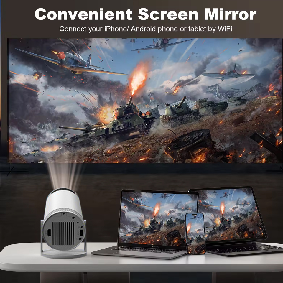 2026 New HY300 Projector 4K An - Home Cinema Night บทวิจารณ์และราคา