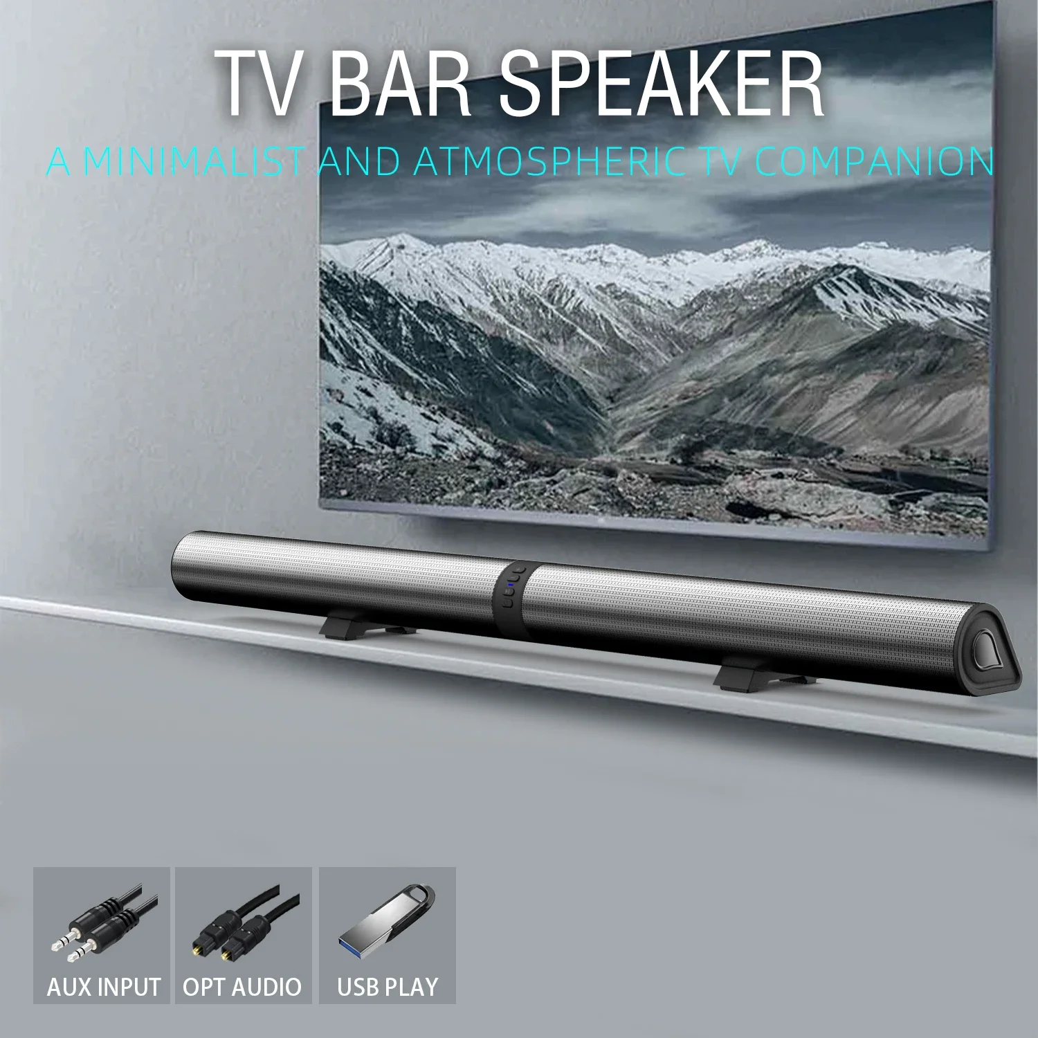 FM Soundbar TV Bluetooth Speak - Home Cinema Of Soundbar บทวิจารณ์และราคา