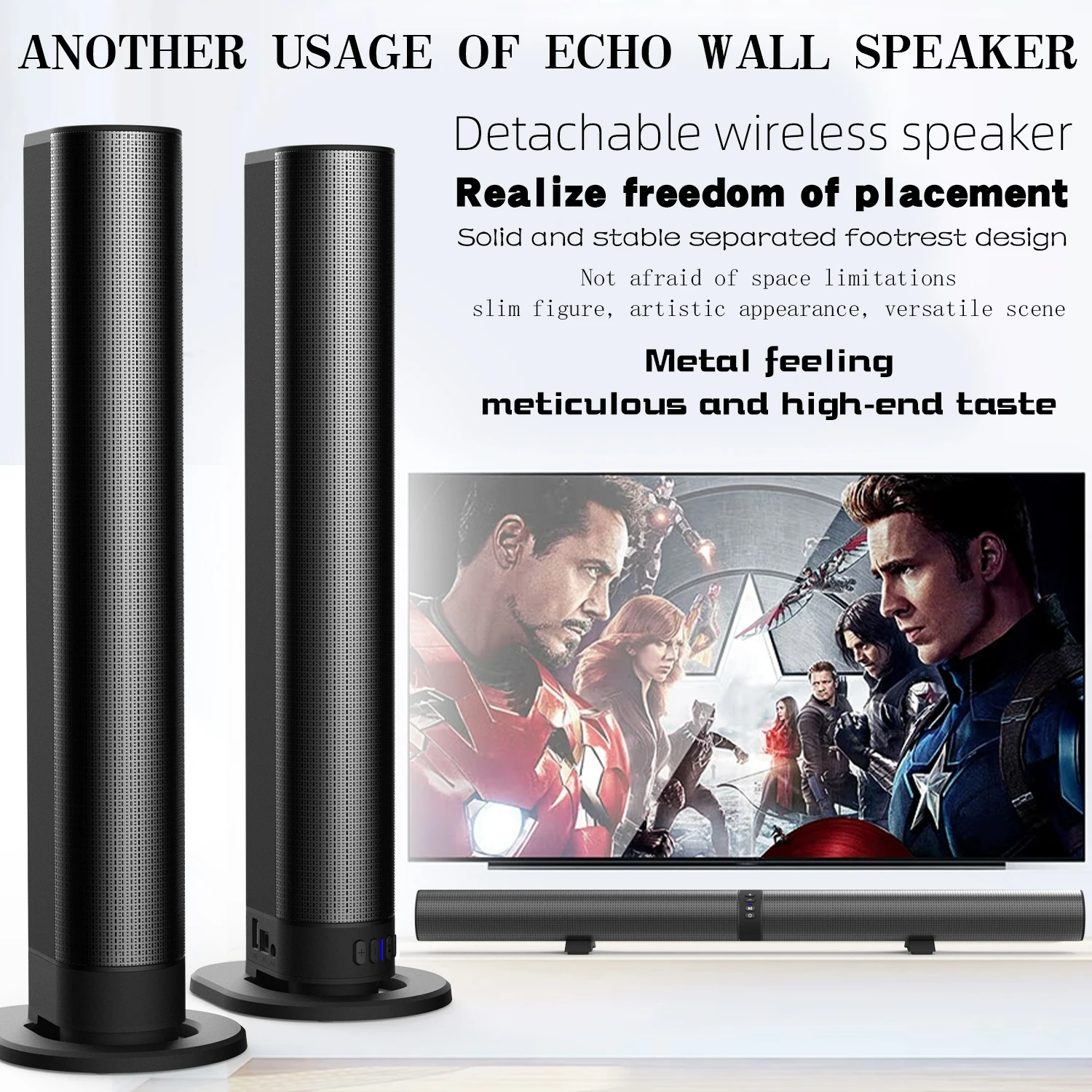 FM Soundbar TV Bluetooth Speak - Home Cinema Of Soundbar บทวิจารณ์และราคา