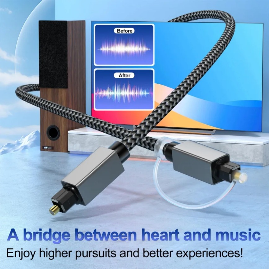 Digital Optical Audio Cable 3m - Home Cinema Of Soundbar บทวิจารณ์และราคา