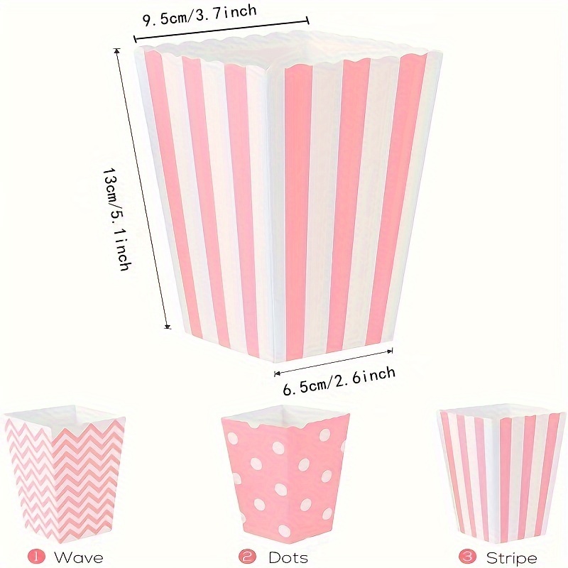 12pcs/pack, Pink Paper Popcorn - Home Cinema Furniture บทวิจารณ์และราคา