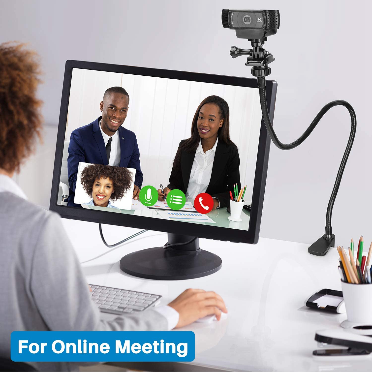 Webcam Stand, Upgraded Webcam  - Logitech Home Cinema บทวิจารณ์และราคา