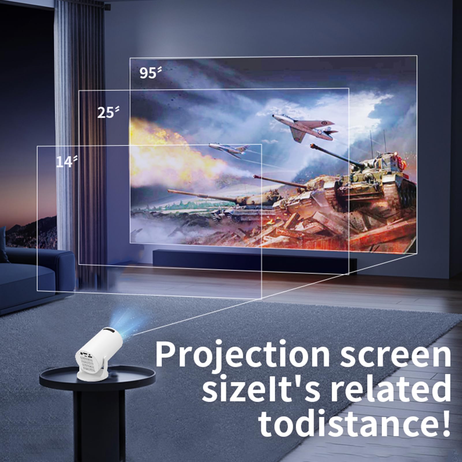 M5 8K Wifi 6 Projector Ultra H - Home Cinema Gaming บทวิจารณ์และราคา