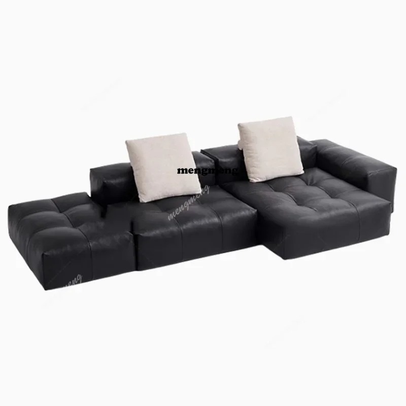 Nordic Leather Compressed Sofa - Home Cinema Furniture บทวิจารณ์และราคา