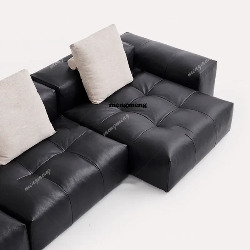 Nordic Leather Compressed Sofa - Home Cinema Furniture บทวิจารณ์และราคา