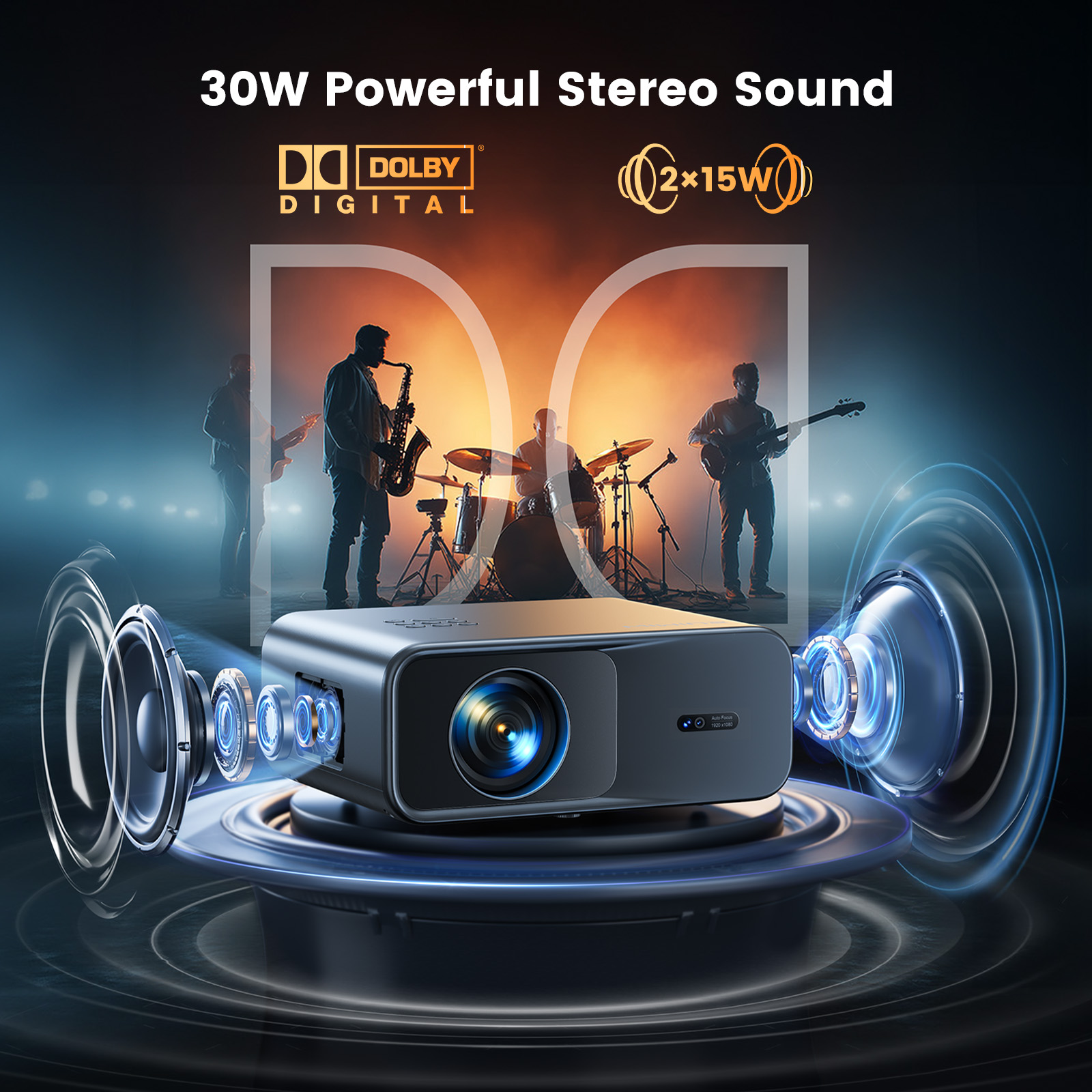 WIMIUS 1200 ANSI Projector 4K  - Home Cinema Complet บทวิจารณ์และราคา