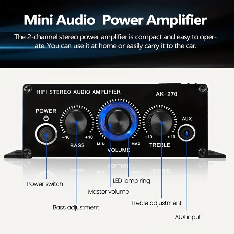 AK-270 HiFi Stereo Amplifier 4 - Home Cinema Choice บทวิจารณ์และราคา