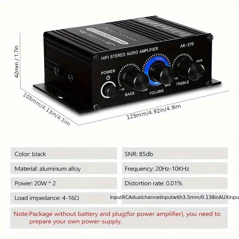 AK-270 HiFi Stereo Amplifier 4 - Home Cinema Choice บทวิจารณ์และราคา