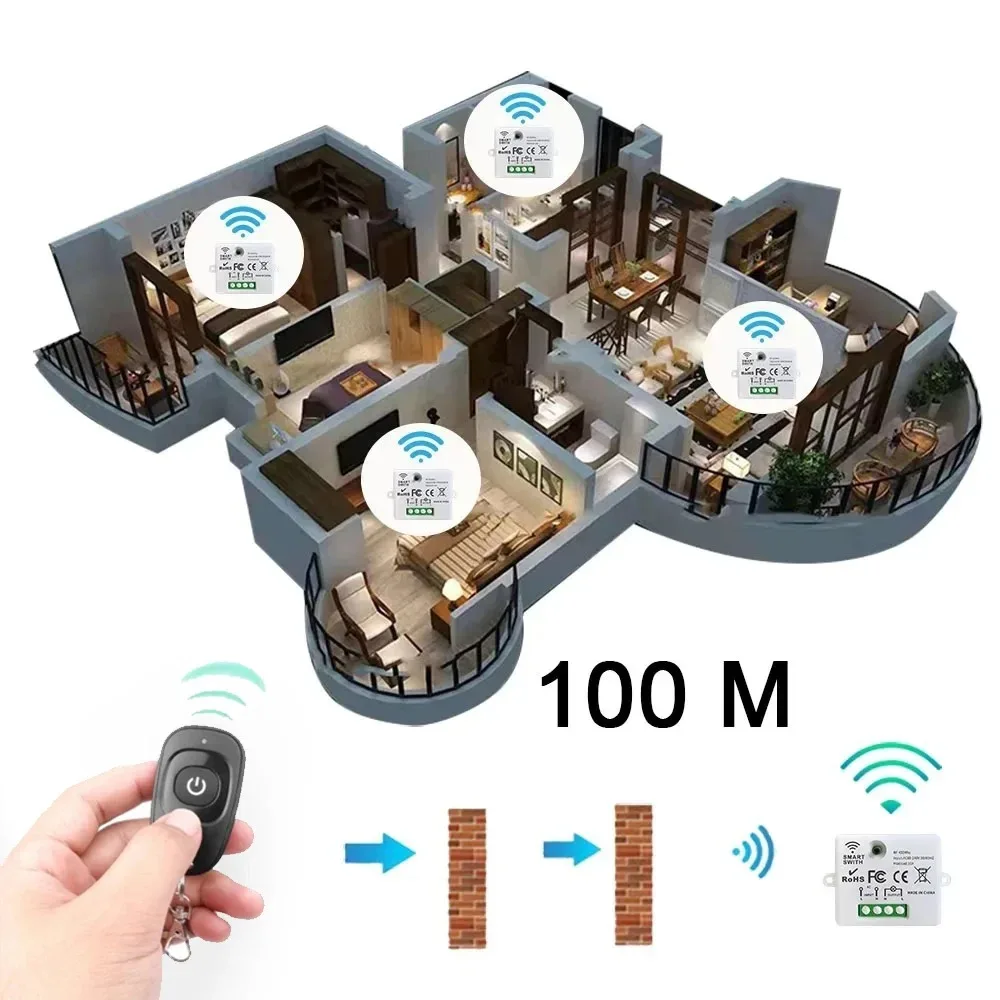 433Mhz Universal Wireless Remo - Home Cinema Night บทวิจารณ์และราคา