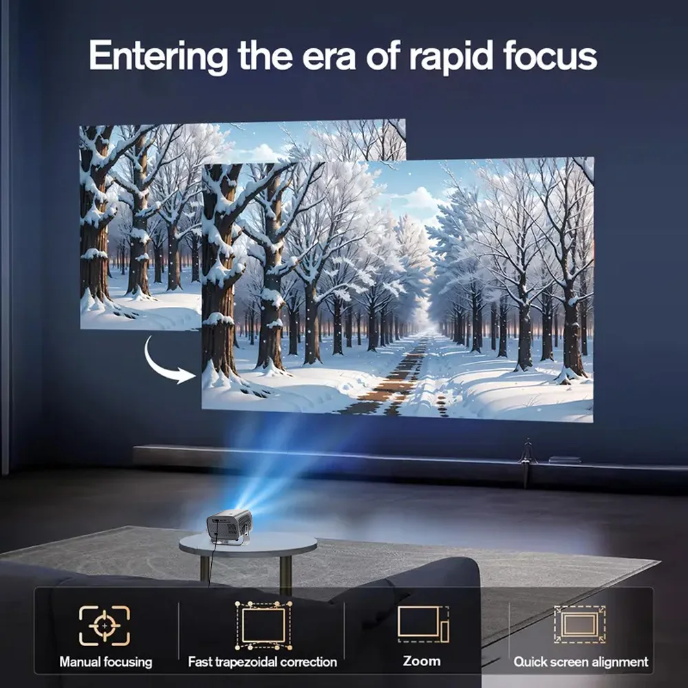 New A10 4K Android13 Projector - Home Cinema Night บทวิจารณ์และราคา