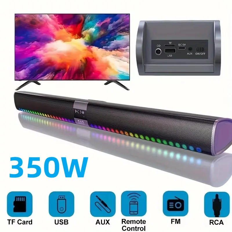 TV Echo Wall Bluetooth Speaker - Home Cinema Of Soundbar บทวิจารณ์และราคา