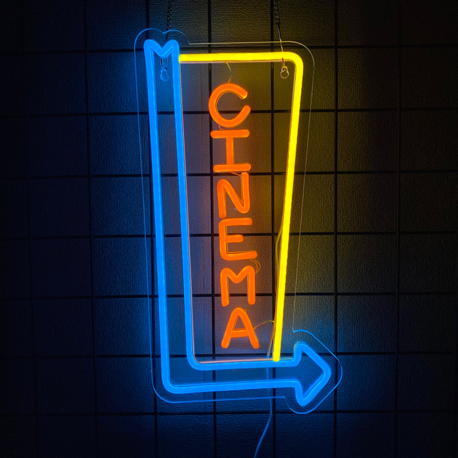 Cinema Arrow LED Neon Sign USB - Home Cinema Guide บทวิจารณ์และราคา