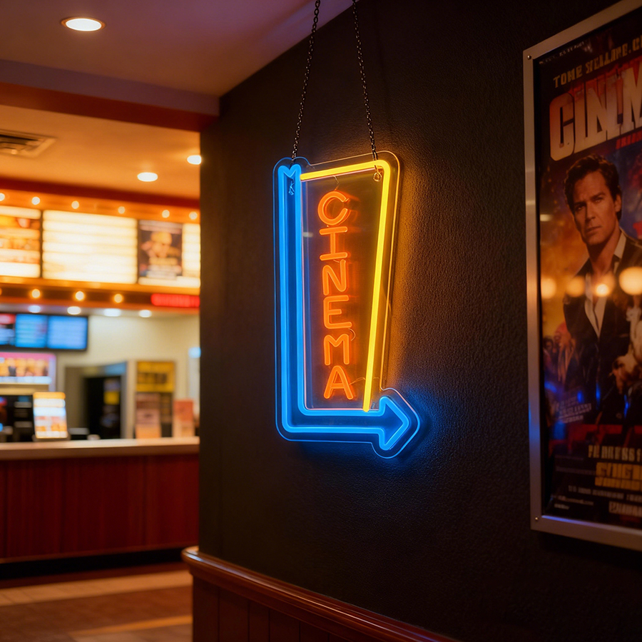 Cinema Arrow LED Neon Sign USB - Home Cinema Guide บทวิจารณ์และราคา