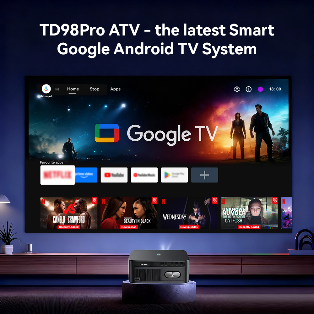 ThundeaL TD98Pro 4K Full HD Pr - Home Cinema Gaming บทวิจารณ์และราคา