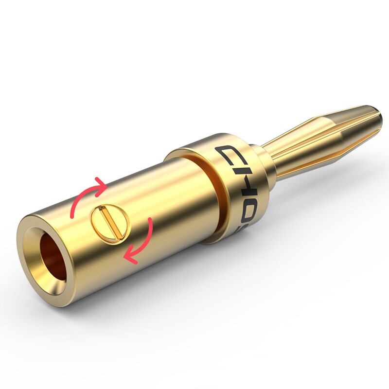 CHOSEAL Banana Plugs 4PCS 24K  - Home Cinema Choice บทวิจารณ์และราคา