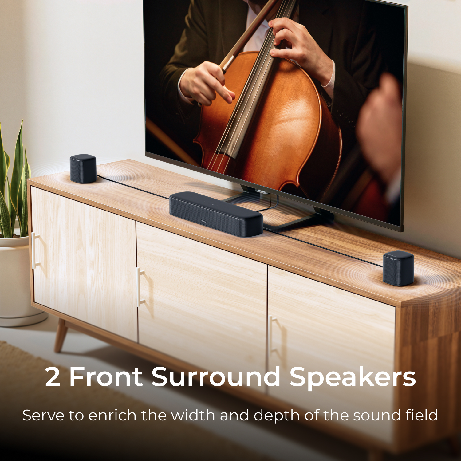ULTIMEA 7.1ch Sound Bar with S - Home Cinema Furniture บทวิจารณ์และราคา