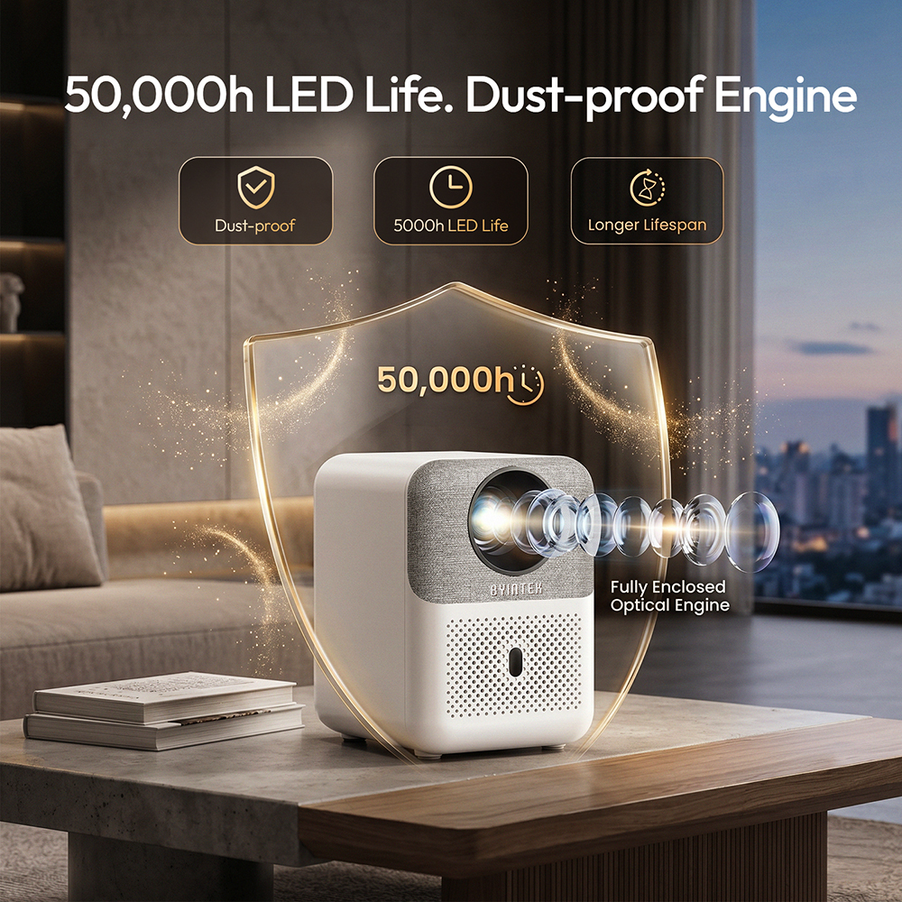 BYINTEK Full HD Mini Projector - Home Cinema Complet บทวิจารณ์และราคา