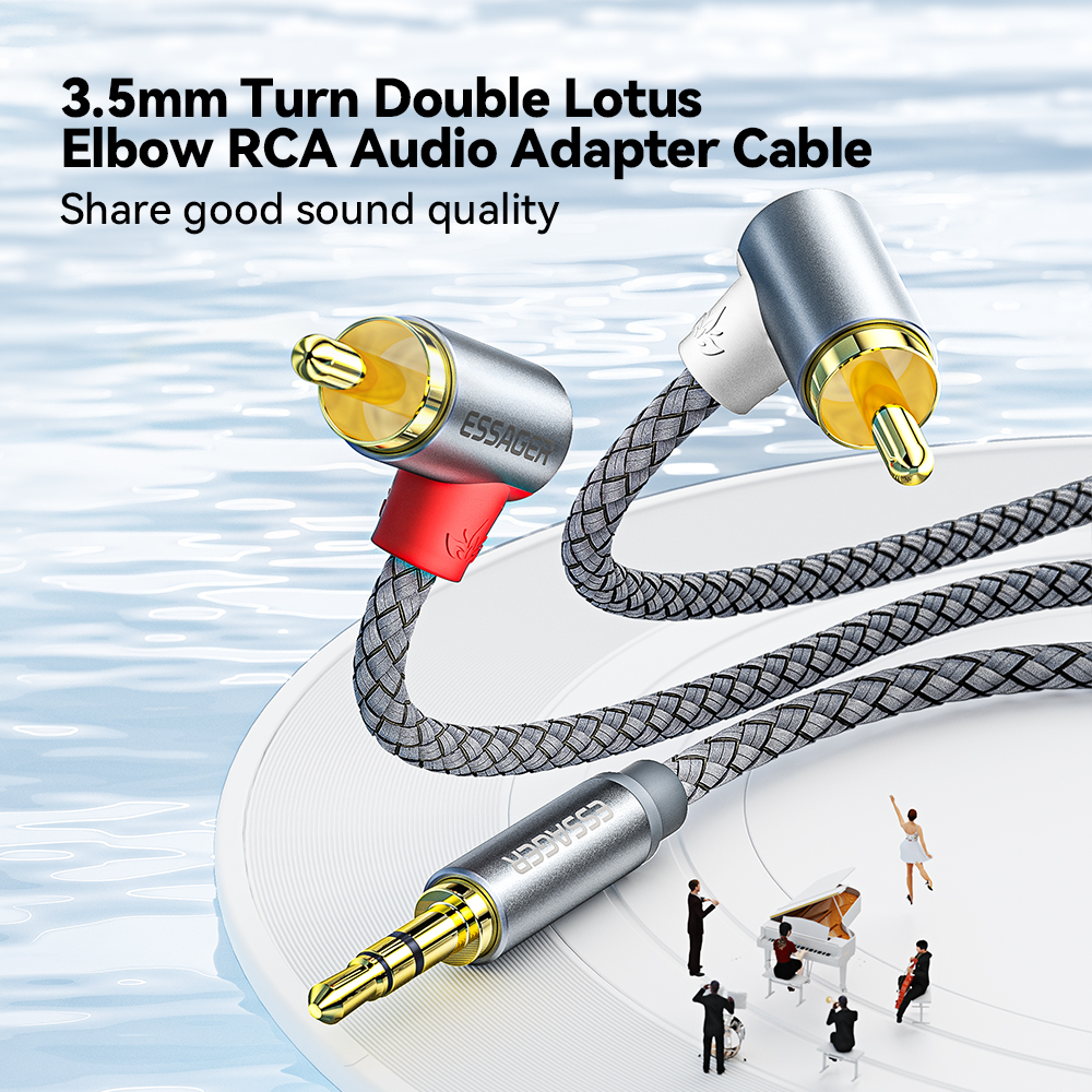 Essager 90 ° Angle RCA Audio S - Home Cinema Furniture บทวิจารณ์และราคา