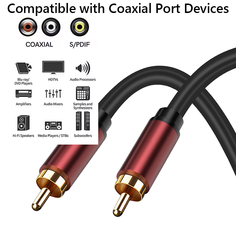 Coaxial Digital Audio Cable Su - Home Cinema Furniture บทวิจารณ์และราคา