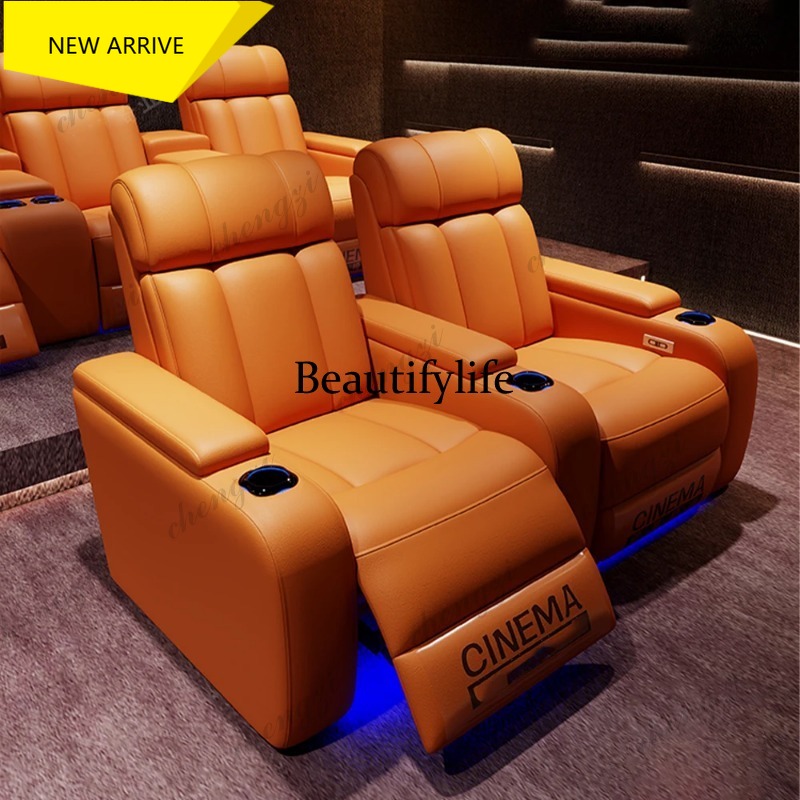 G153 Luxury Genuine Leather El - Home Cinema Furniture บทวิจารณ์และราคา