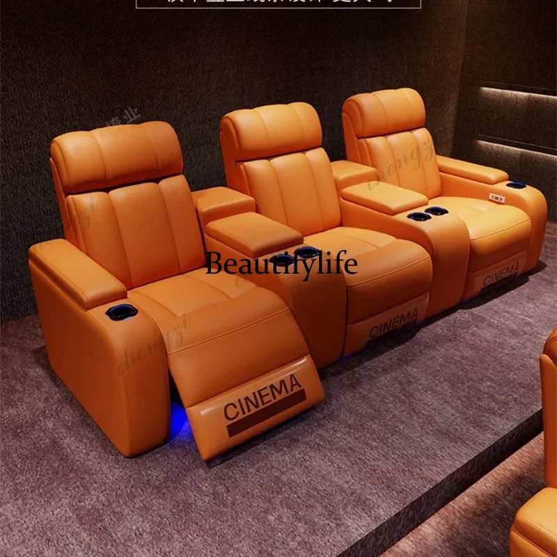 G153 Luxury Genuine Leather El - Home Cinema Furniture บทวิจารณ์และราคา