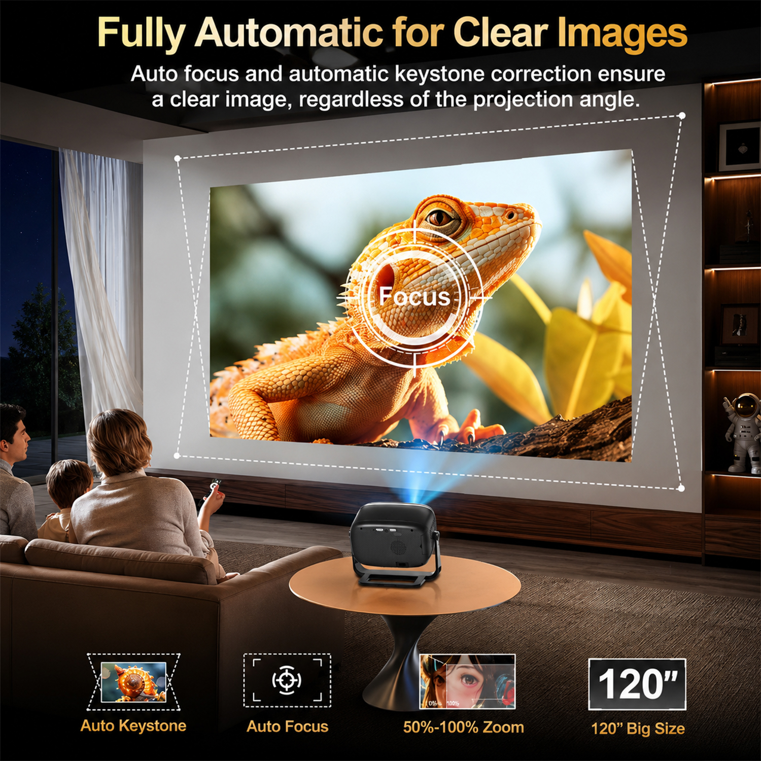 AOC Portable HD Smart Projecto - Home Cinema Gaming บทวิจารณ์และราคา