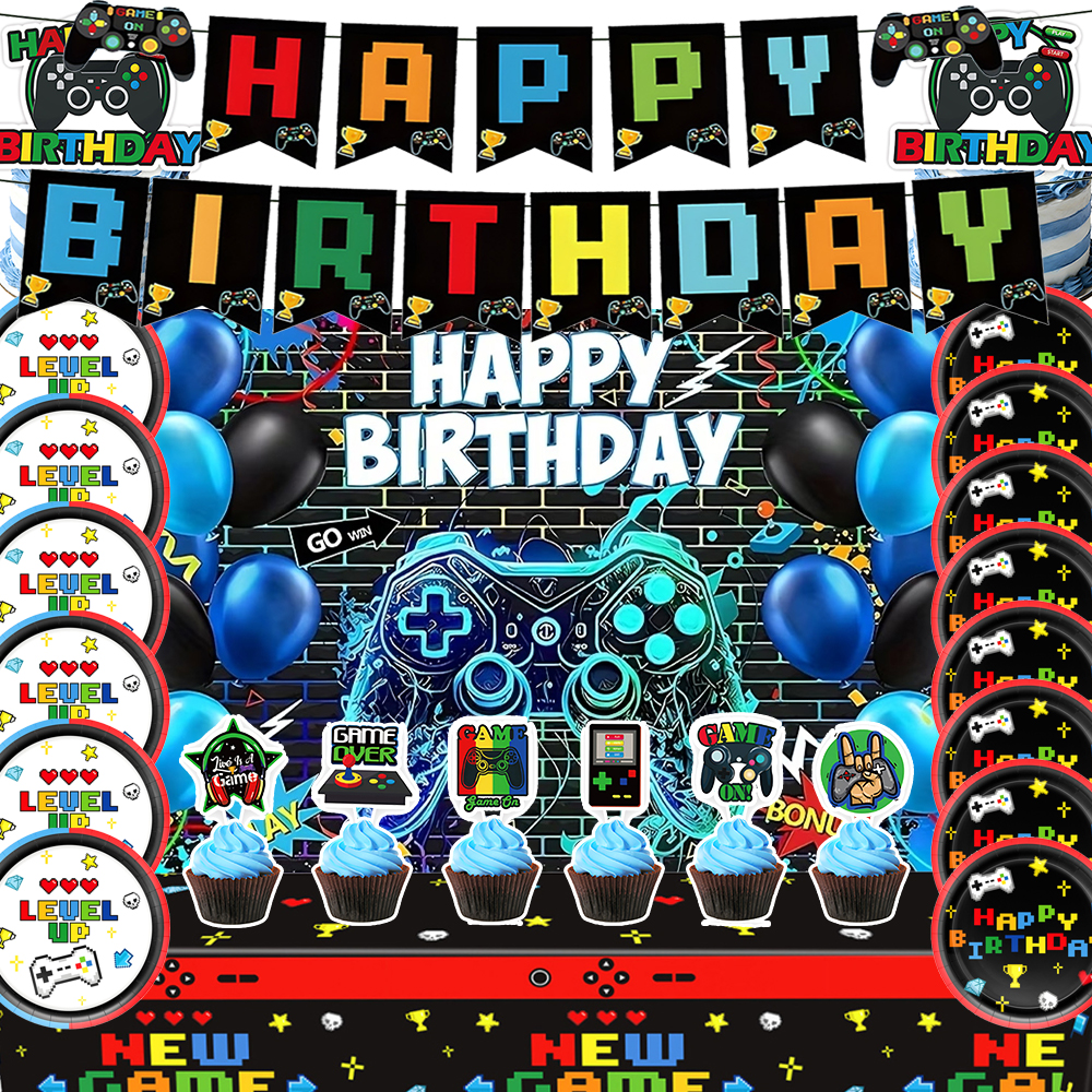 Gamepad Theme Gamer Kid Birthd - Home Cinema Gaming บทวิจารณ์และราคา