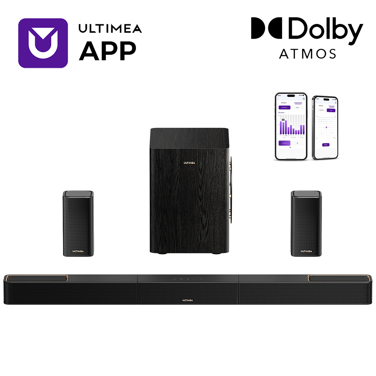 ULTIMEA 5.1.2 Surround Sound S - Home Cinema Of Soundbar บทวิจารณ์และราคา