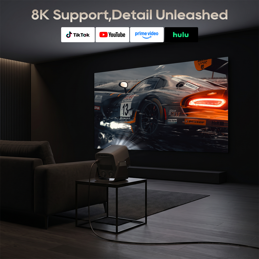 LYNCast Smart Projector with W - Home Cinema Gaming บทวิจารณ์และราคา