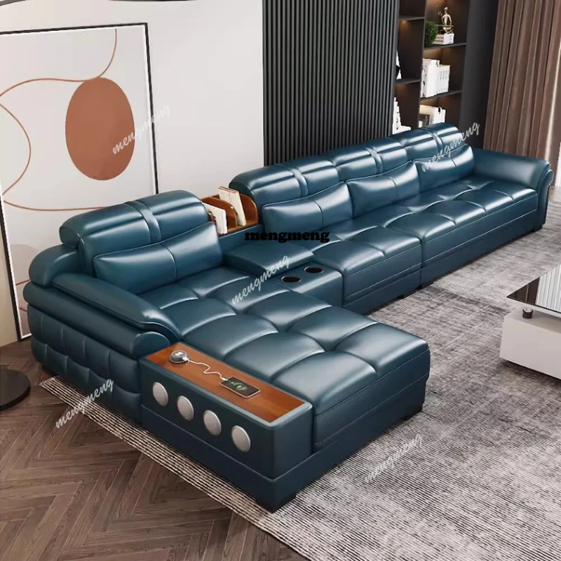 Genuine Leather Small Apartmen - Home Cinema In Small Room บทวิจารณ์และราคา
