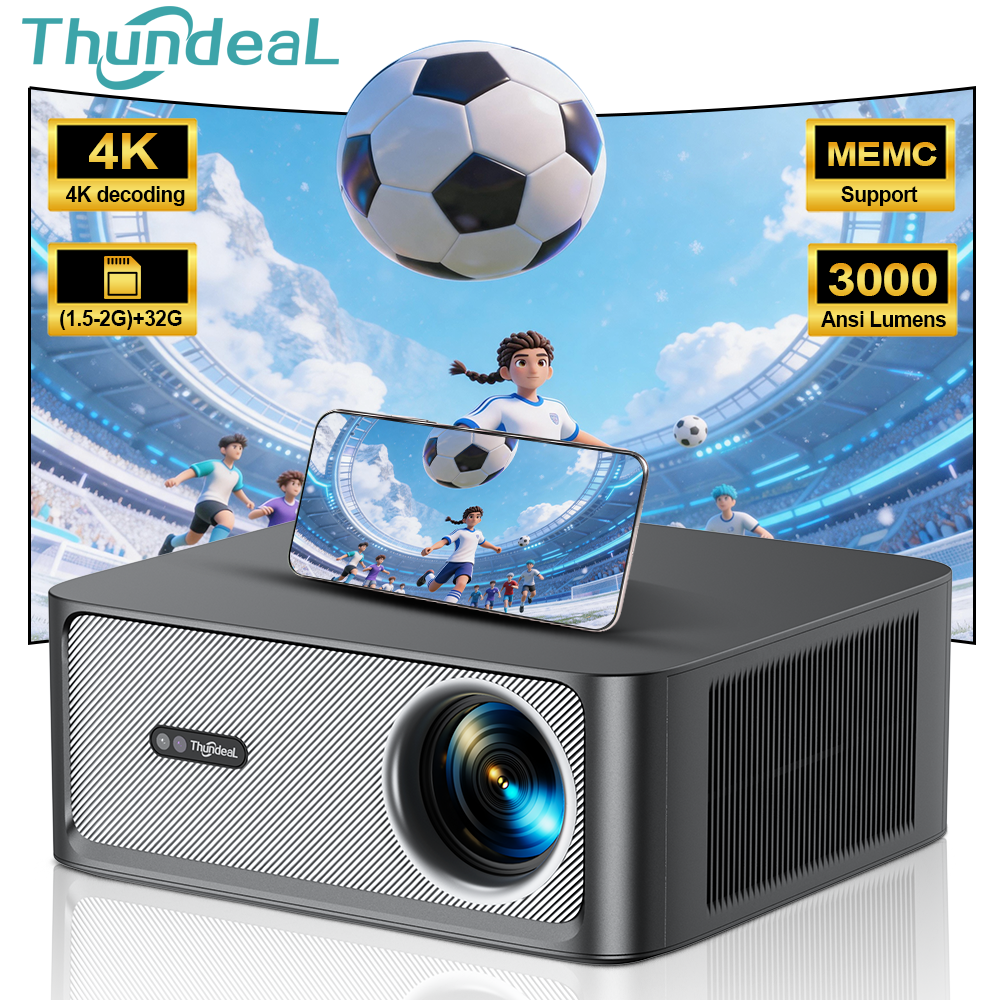 ThundeaL 3000Ansi 4K Full HD P - Home Cinema Complet บทวิจารณ์และราคา