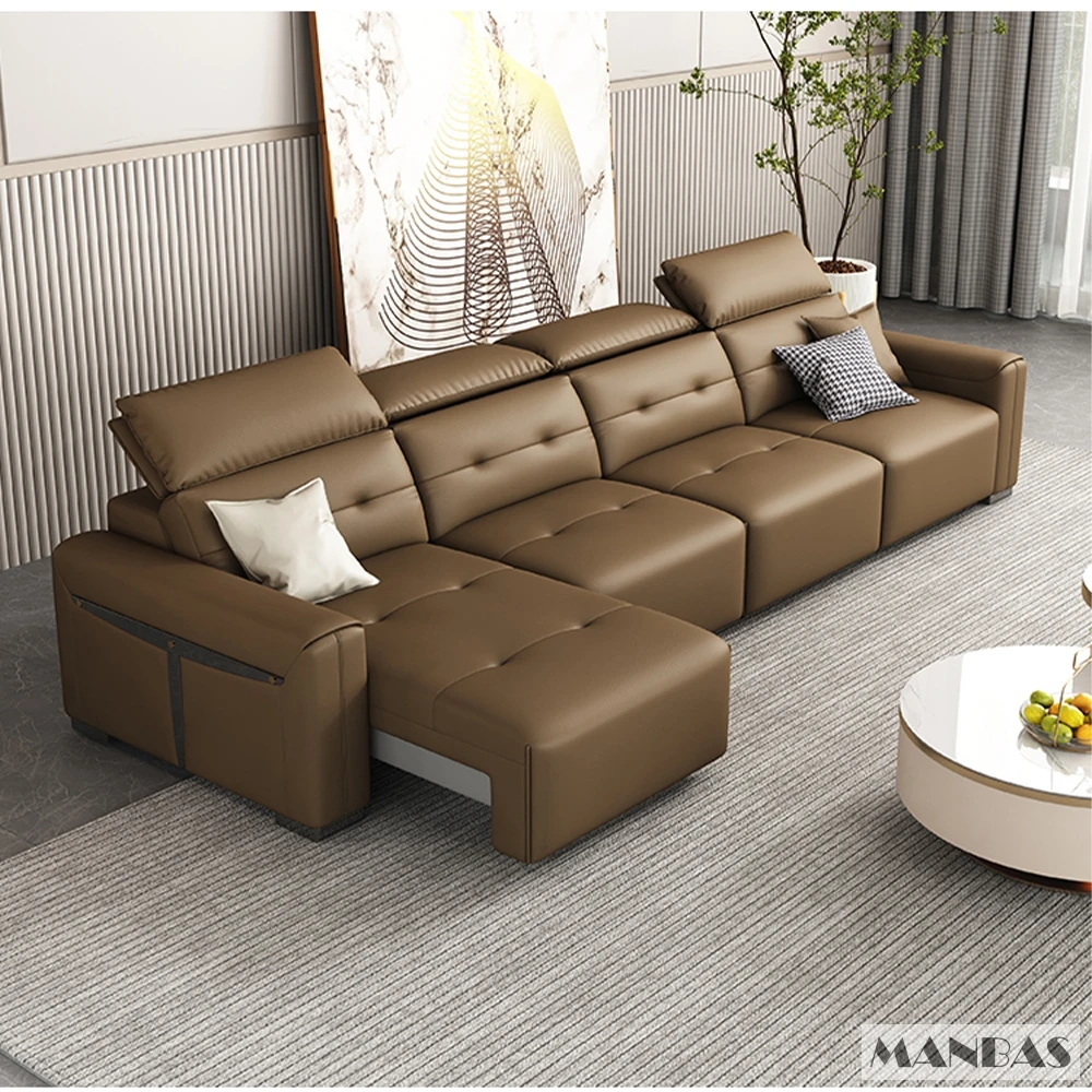 Genuine Leather Electric Conve - Home Cinema Furniture บทวิจารณ์และราคา