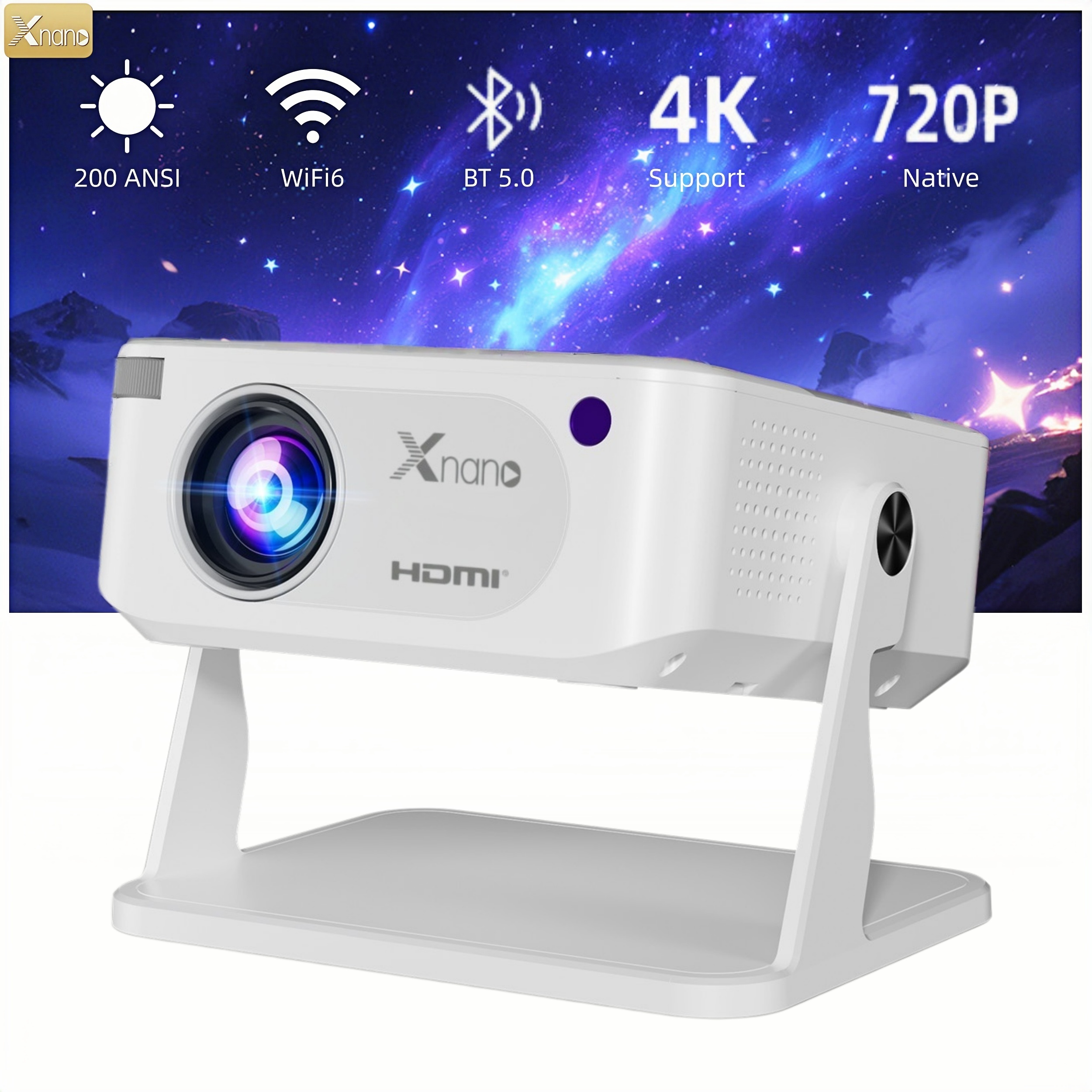 Xnano Projector HA109 4K Andro - Home Cinema Night บทวิจารณ์และราคา