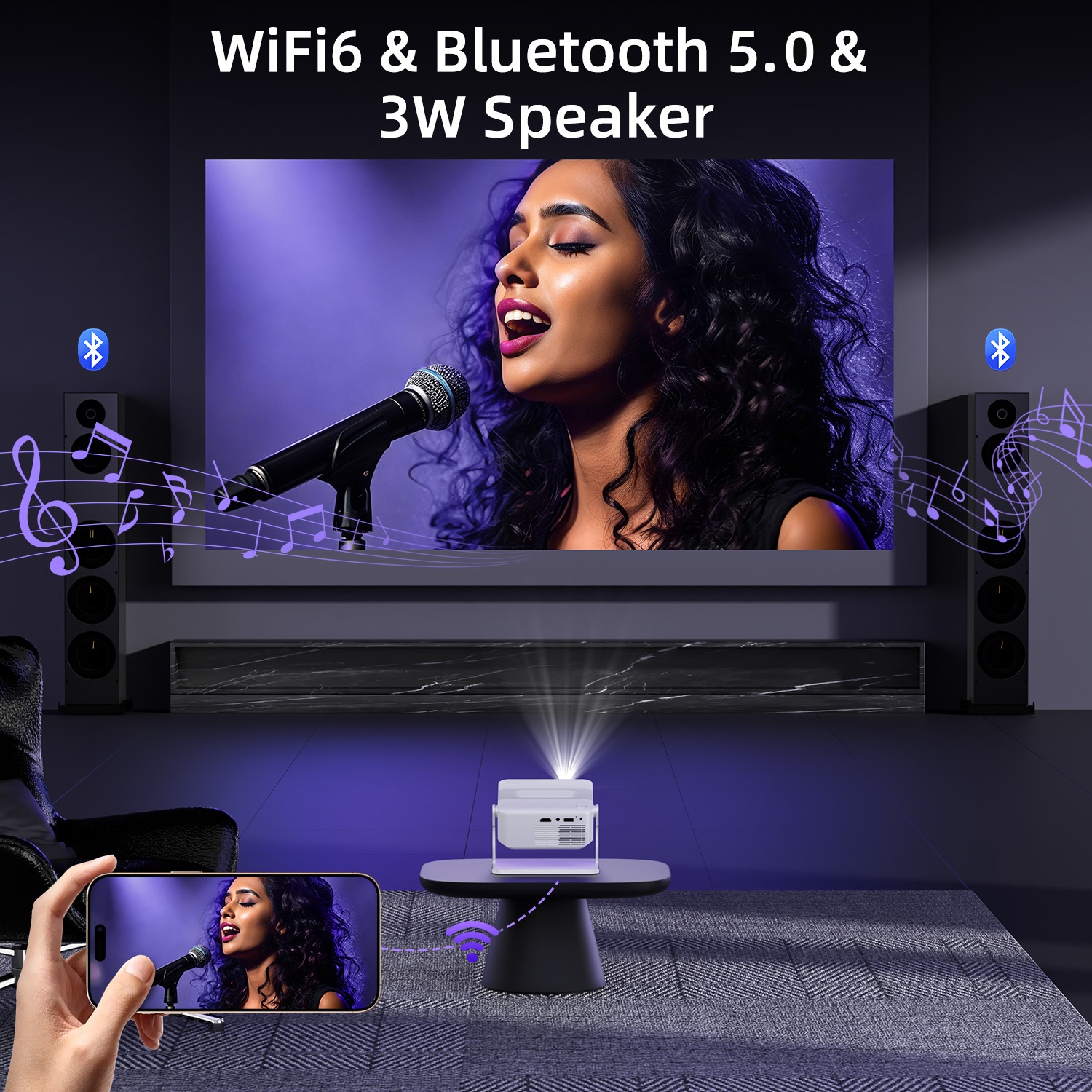 Xnano Projector HA109 4K Andro - Home Cinema Night บทวิจารณ์และราคา