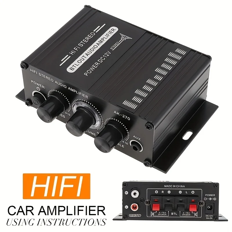 AK-270 400W Mini Power Amplifi - Home Cinema Choice บทวิจารณ์และราคา