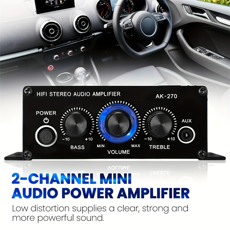 AK-270 400W Mini Power Amplifi - Home Cinema Choice บทวิจารณ์และราคา