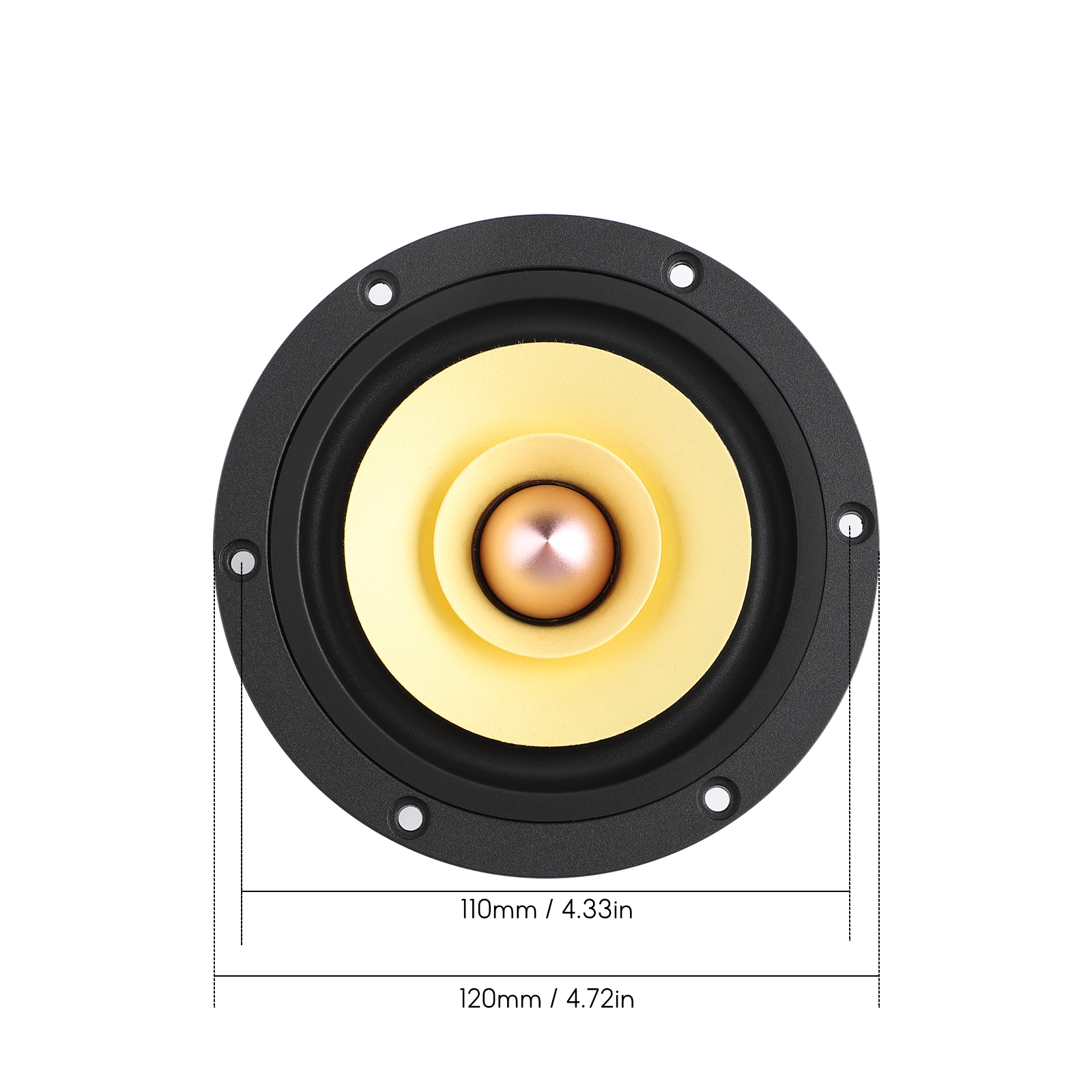 AIYIMA 1Pcs 4 Inch Full Range  - Home Cinema Complet บทวิจารณ์และราคา