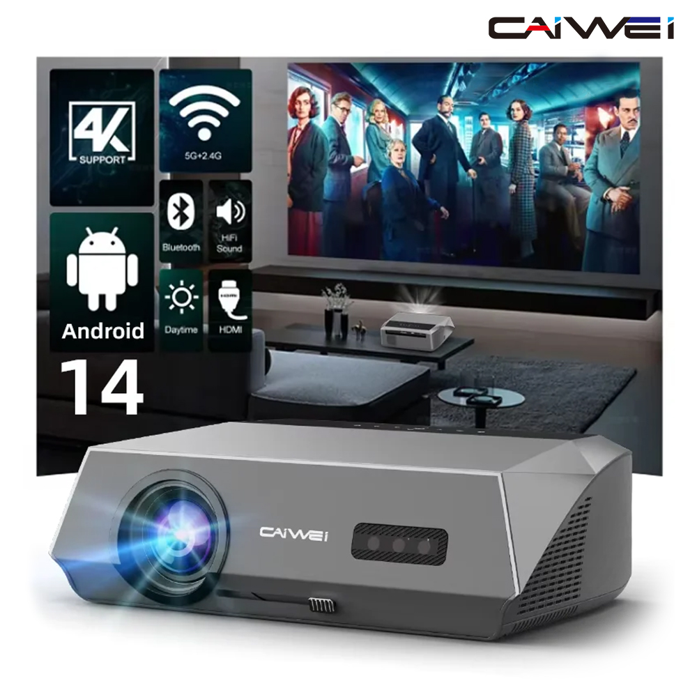 CAIWEI A10Q Projector 4K Full  - Home Cinema Complet บทวิจารณ์และราคา
