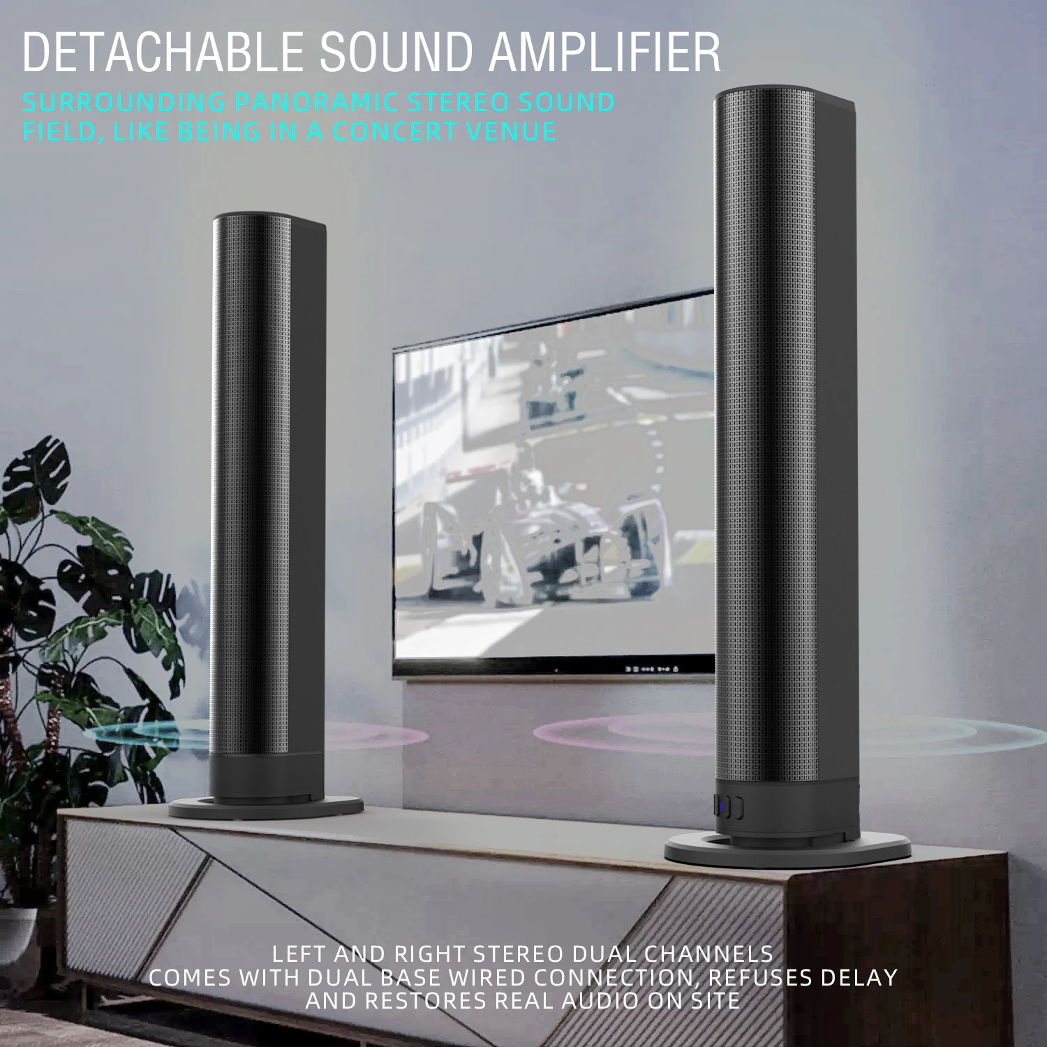 FM Soundbar TV Bluetooth Speak - Home Cinema Of Soundbar บทวิจารณ์และราคา